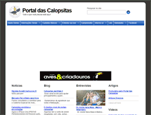Tablet Screenshot of calopsitas.org